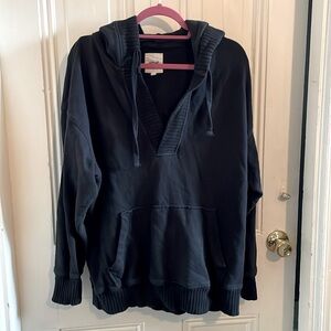 Aerie Black Sweatshirt oversized